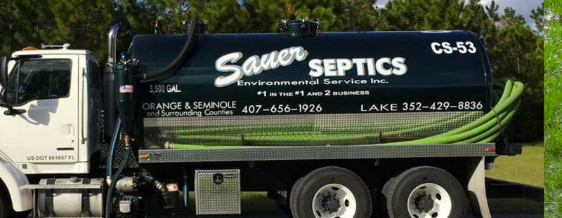 Sauer Septic Systems truck